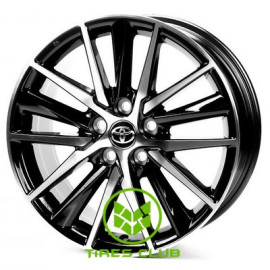 Replica Toyota (TY1638) 8x18 5x114,3 ET50 DIA60,1 (gloss black machined face)