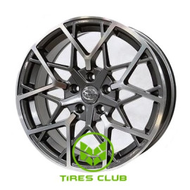 Replica Toyota (TY2065) 8x18 5x114,3 ET35 DIA60,1 (black machined face)