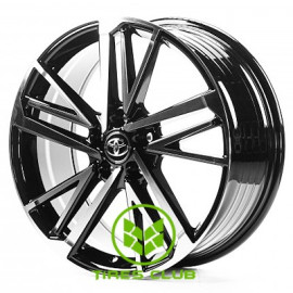 Replica Toyota (TY255) 8x19 5x114,3 ET50 DIA60,1 (black machined face)