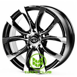Replica Toyota (TY3249) 8,5x20 5x150 ET50 DIA110,1 (black machined face)