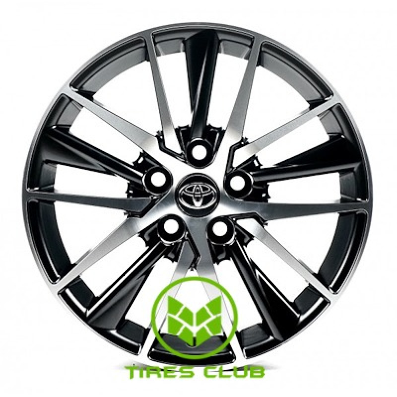 Replica Toyota (TY893) 7,5x17 5x114,3 ET45 DIA60,1 (black machined face)