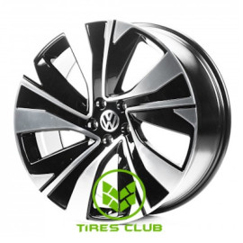 Replica Volkswagen (VV3336) 9x21 5x112 ET34 DIA57,1 (black machined face)