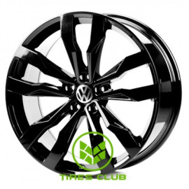 Replica Volkswagen (VV5389) 8,5x20 5x112 ET34 DIA57,1 (gloss black machined face)