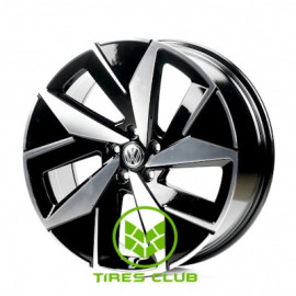 Replica Volkswagen (VV5647) 9x20 5x112 ET42 DIA57,1 (gloss black machined face)