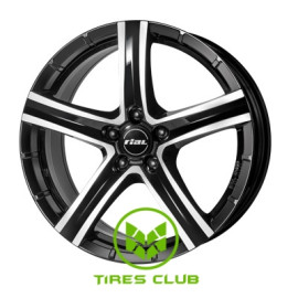 Rial Quinto 9,5x20 5x120 ET38 DIA72,6 (diamond black front polished)