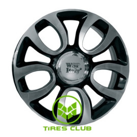 WSP Italy Fiat (W167) Ercolano 7x17 5x98 ET41 DIA58,1 (gloss black polished)