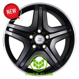WSP Italy Mercedes (W775) Miyagi 9,5x20 5x130 ET50 DIA84,1 (dull black full polished)