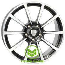 WSP Italy Porsche (W1055) Legend 8,5x20 5x130 ET51 DIA71,6 (anthracite polished)