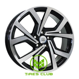 WSP Italy Volkswagen (W469) Giza 7,5x18 5x100 ET51 DIA57,1 (gloss black polished)