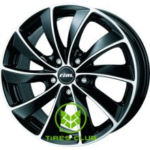 Rial Lugano 8,5x19 5x112 ET32 DIA70,1 (racing black front polished)