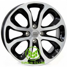 WSP Italy Citroen (W3403) Nimes 6x16 4x108 ET23 DIA65,1 (gloss black polished)