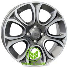 WSP Italy Fiat (W163) Evo 6x16 4x100 ET45 DIA56,6 (anthracite polished)