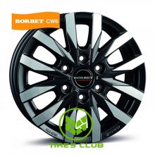 Borbet CW6 7,5x18 6x114,3 ET40 DIA66,1 (matt black polished)