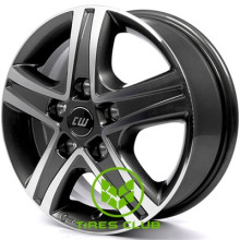 Borbet CWD 7x17 5x108 ET46 DIA65,1 (mistral anthracite polished)