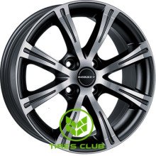 Borbet X8 7x15 4x98 ET35 DIA64,1 (black polished)