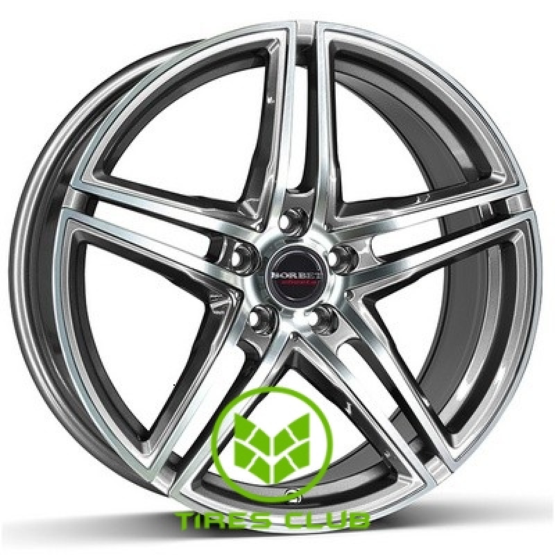 Borbet XRT 9,5x19 5x120 ET35 DIA72,6 (graphite polished)
