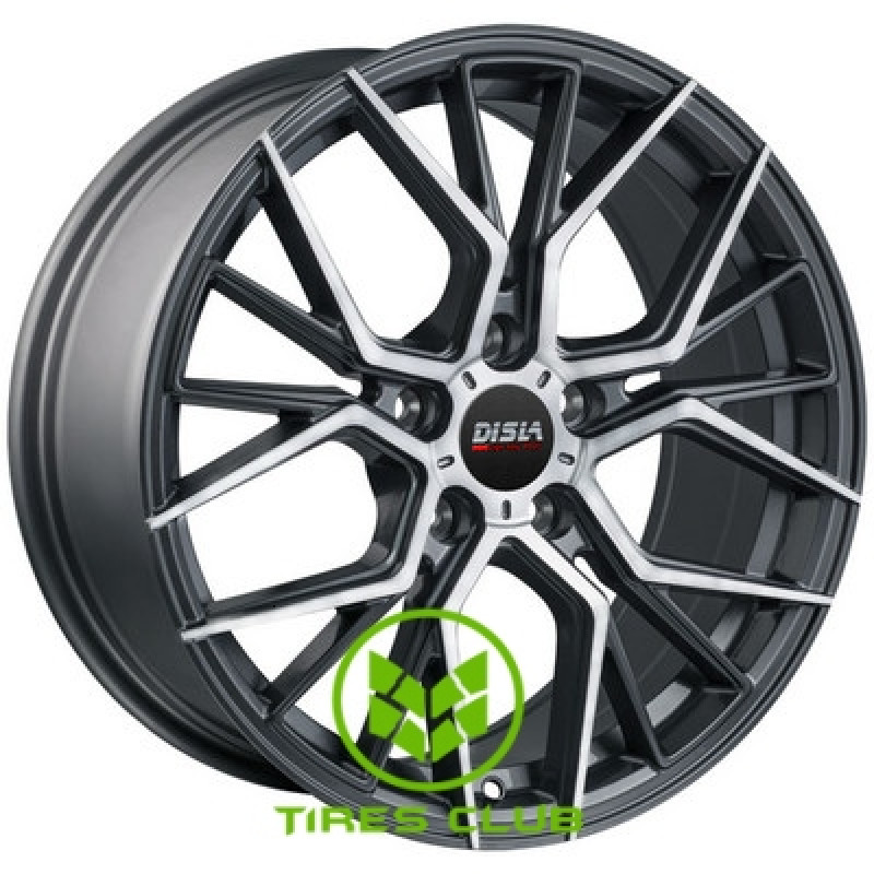 Disla Crystal 7x16 5x112 ET40 DIA66,6 (black)