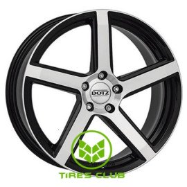 Dotz CP5 7x17 5x112 ET45 DIA70,1 (black polished)