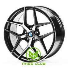 Flow Forming FF258 9x20 5x112 ET30 DIA66,6 (gloss black machined face)