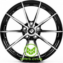 Flow Forming XF006 8x18 5x114,3 ET35 DIA73,1 (gloss black machined face)