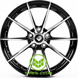 Flow Forming XF006 8x18 5x114,3 ET35 DIA73,1 (gloss black machined face)