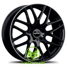 GMP Italia Berghem 10x22 5x130 ET35 DIA84,1 (black diamond)