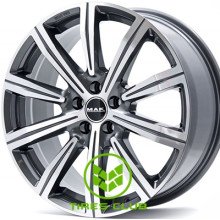 Mak Birmingham 8,5x20 5x120 ET43 DIA72,6 (gun metal mirror face)