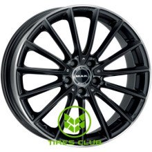 Mak Komet 8x19 5x112 ET43 DIA66,6 (gloss black mirror ring)