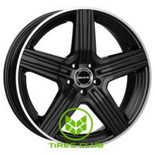 Mak Lewis 9x20 5x112 ET50 DIA66,6 (gloss black mirror ring)