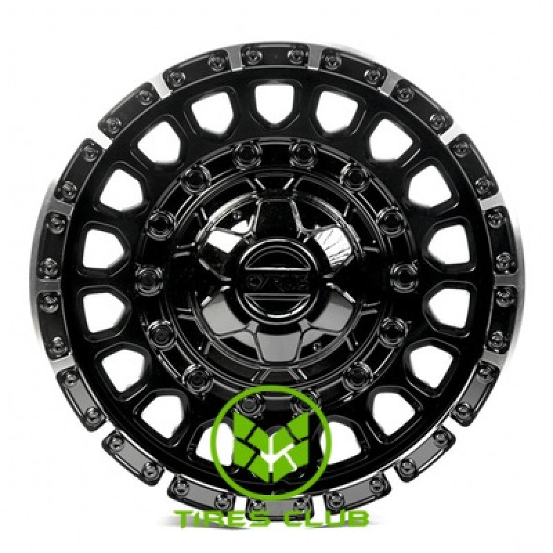 Off Road Wheels OW1908-9 8,5x17 6x139,7 ET50 DIA110,1 (black machined lip)
