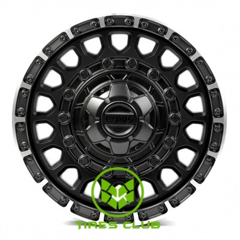 Off Road Wheels OW1908-9 8,5x17 6x139,7 ET50 DIA110,1 (black machined lip)