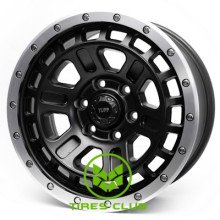 Replica (F0234) 9x18 6x139,7 ET18 DIA106,1 (satin black lip polished)