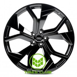 Replica Audi (A1637) 10x22 5x112 ET21 DIA66,6 (gloss black)