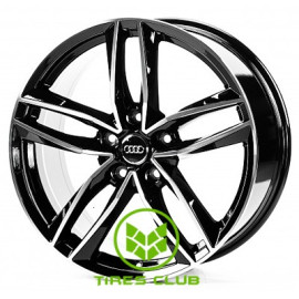 Replica Audi (A20822) 9x20 5x130 ET60 DIA71,6 (gloss black machined face)