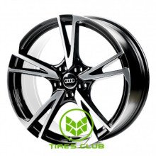 Replica Audi (A5156) 8,5x19 5x112 ET40 DIA66,6 (gloss black machined face)