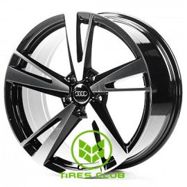 Replica Audi (A5553) 8,5x19 5x112 ET39 DIA66,6 (gloss black machined face)