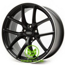 Replica Audi (R889) 8x18 5x112 ET35 DIA66,6 (satin black machined lip)