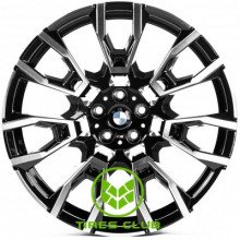 Replica BMW (B001) 9x17 5x120 ET25 DIA74,1 (silver lip polished)