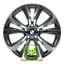 Replica BMW (B1266) 9x19 5x120 ET48 DIA74,1 (gun metal machined face)