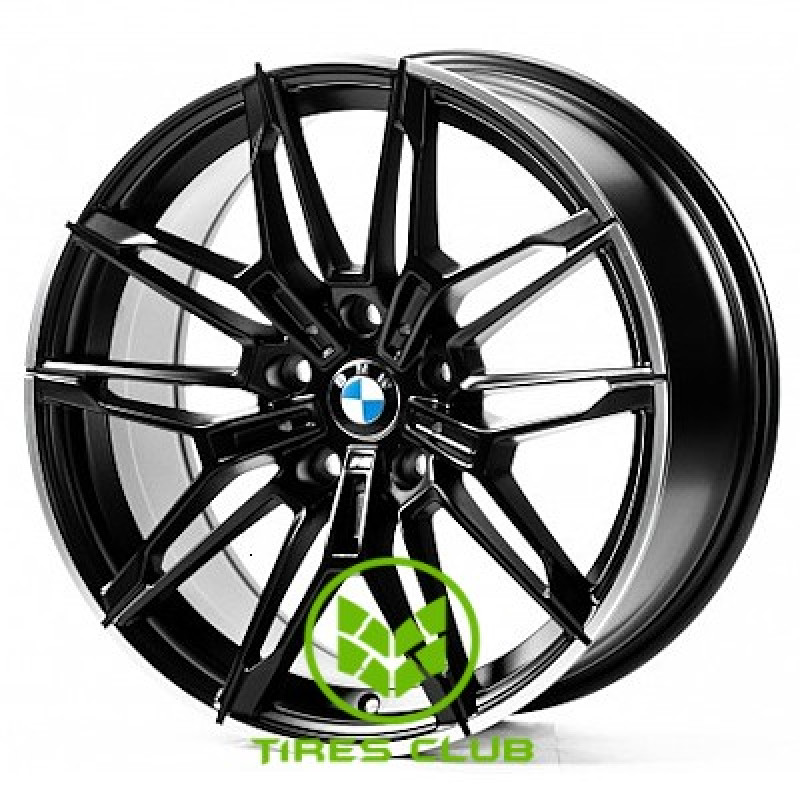 Replica BMW (B18492) 8x18 5x120 ET34 DIA72,6 (satin black lip polished)
