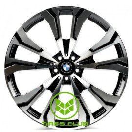 Replica BMW (B2901) 10,5x20 5x112 ET40 DIA66,6 (black machined face)