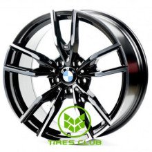 Replica BMW (B5478) 9x18 5x120 ET40 DIA72,6 (black machined face)