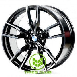 Replica BMW (B5478) 8x18 5x112 ET30 DIA66,6 (black machined face)