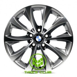 Replica BMW (B5525) 8x18 5x120 ET30 DIA72,6 (gloss graphite machined face)