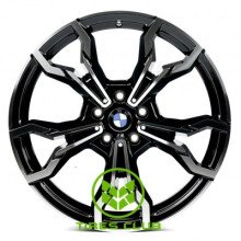 Replica BMW (B5596) 8x19 5x112 ET32 DIA66,6 (gloss black machined face)