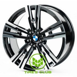 Replica BMW (B5661) 8,5x19 5x112 ET27 DIA66,6 (gloss black machined face)