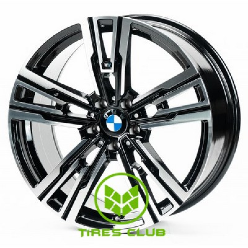 Replica BMW (B5661) 9,5x19 5x112 ET38 DIA66,6 (gloss black machined face)