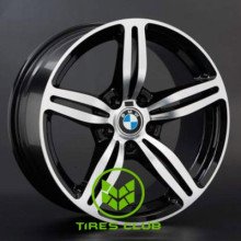 Replica BMW (B58) 7,5x17 5x120 ET15 DIA74,1 (grey machined face)