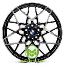 Replica BMW (B972) 9,5x20 5x120 ET40 DIA72,6 (black machined face)