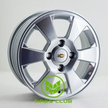 Replica Chevrolet (GT-155218) 6x15 4x114,3 ET44 DIA56,6 (silver)